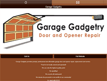 Tablet Screenshot of garagegadgetry.com